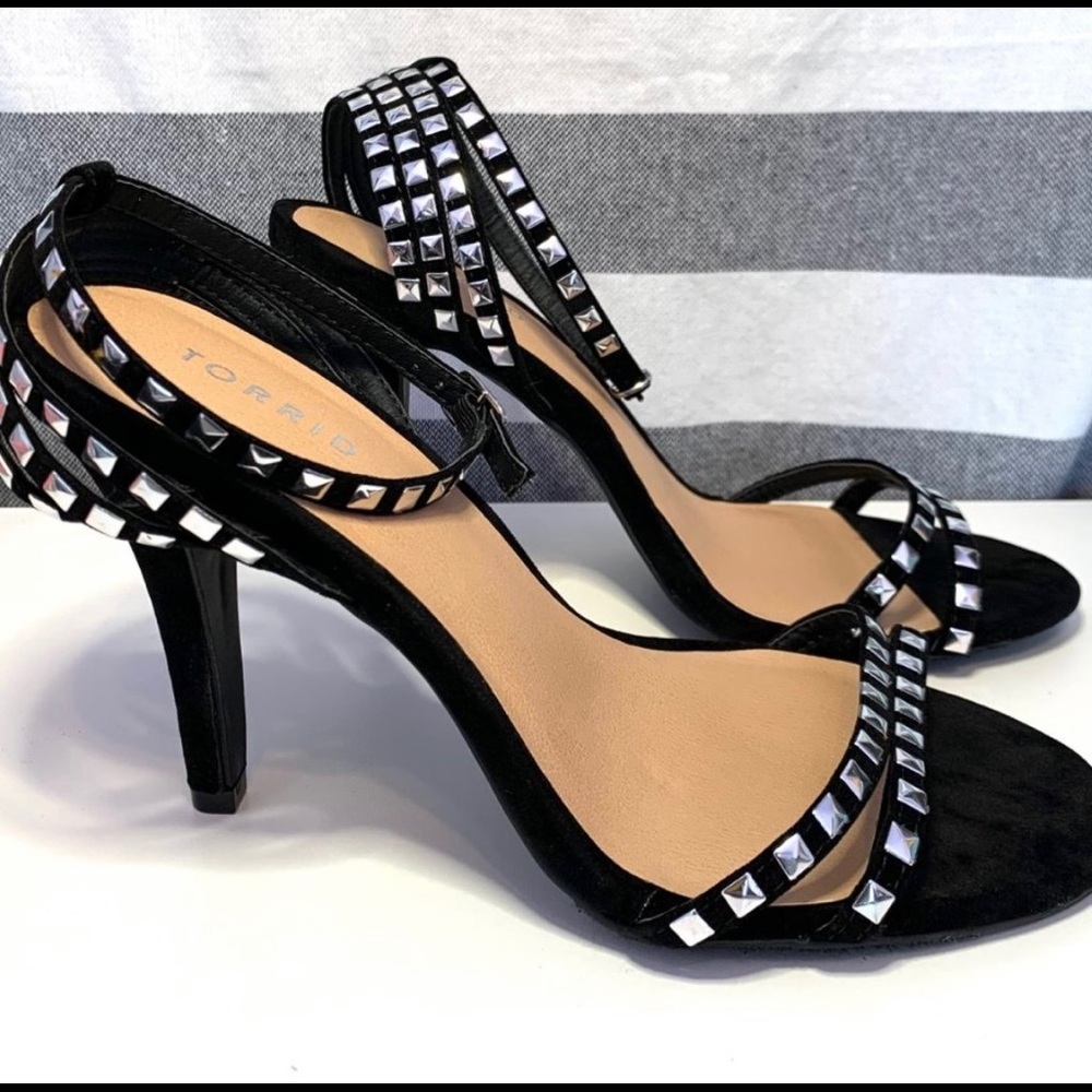 Torrid Strappy Studded Heels